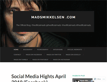 Tablet Screenshot of madsmikkelsen.com